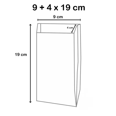 Pungi Hartie Alba Diverse Marimi, bax 5 Kg